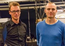 Professor Peter Lodahl and Associate Professor Søren Stobbe