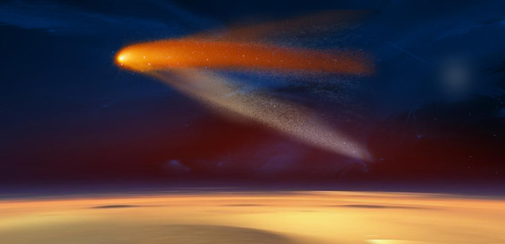 Artistic illustration of a comet