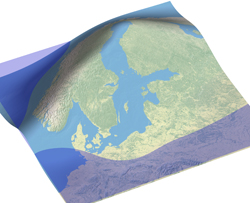 Land uplift of Scandinavia