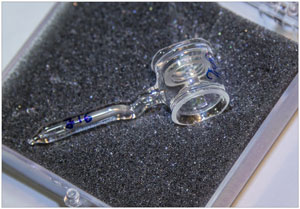 Container with caesium vapor