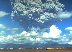Volcanic eruption