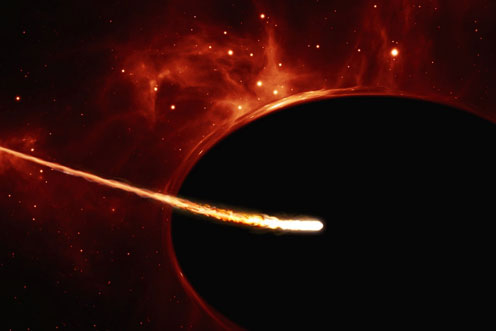 Sun-like star near a spinning black hole
