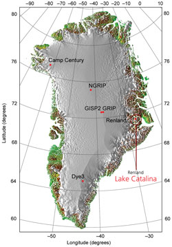 Map of Greenland