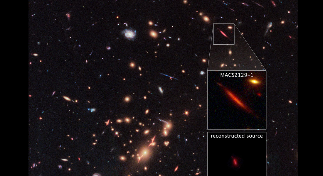 Credits: Science: NASA, ESA, and S. Toft (University of Copenhagen) Acknowledgment: NASA, ESA, M. Postman (STScI), and the CLASH team. Credits: Science: NASA, ESA, and S. Toft (University of Copenhagen) Acknowledgment: NASA, ESA, M. Postman (STScI), and the CLASH team.