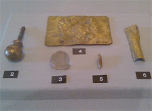 Finds from the excavation