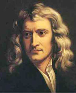 Sir Isaac Newton (1643 - 1727).