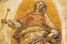 Fresca of the Virgin Mary