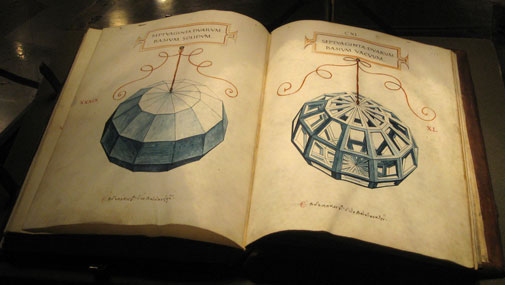 Leonardo illustrated Friar Luca Pacioli’s book 