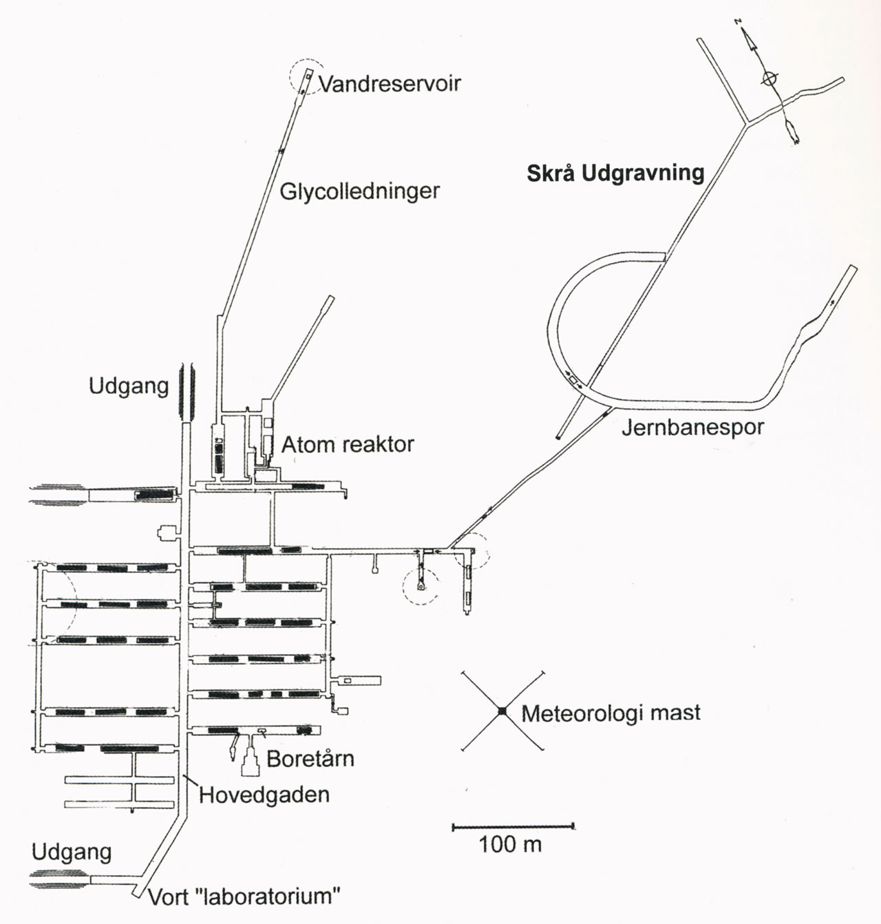 Plan-tegning over Camå Century