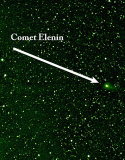 Kometen Elenin i rummet