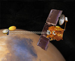 Mars Odyssey i kredsløb om Mars