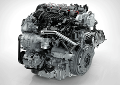 Moderne Volvo dieselmotor