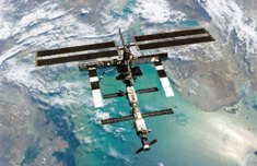 Den International Rumstation i bane over Jorden