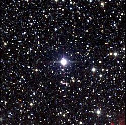 Proxima Centauri vist i stjernehimmelen