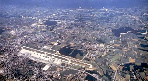 Luftfote af CERN