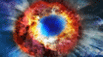 Illustration af supernova