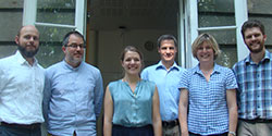 Anne-Katrine Faber together with supervisors and assessment committee