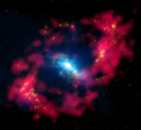 Galaksen, NGC 4151, som også kaldes ’Saurons Øje’