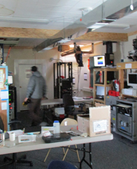 Inside the laboratory