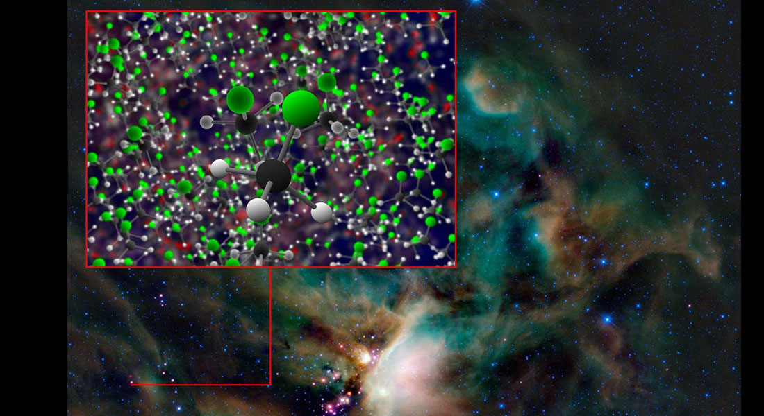 Organohalogen methylchlorid er blevet opdaget af ALMA omkring babystjernen IRAS 16293-2422.