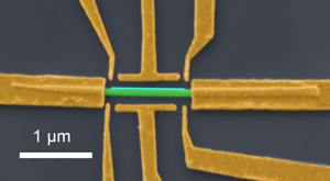 Billede af nanotråd i størrelsesorden 1 mikrometer