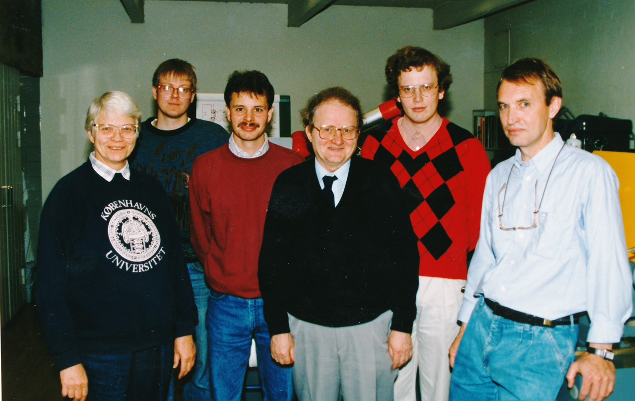 Mars-gruppen på Niels Bohr Institutet i midten af 1990'erne