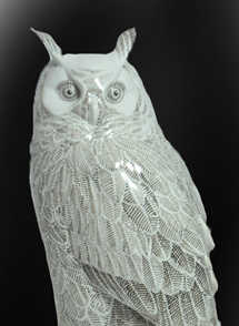 The owl statue given with the award
