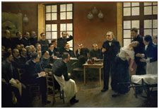 Painting Une leçon clinique à la Salpêtrière