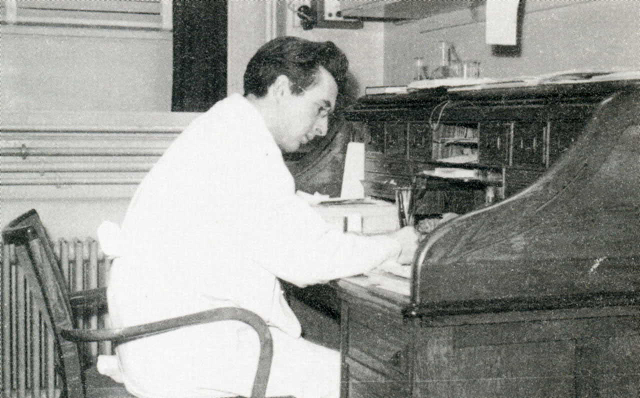 Willi Dansgaard as a young biophysicist