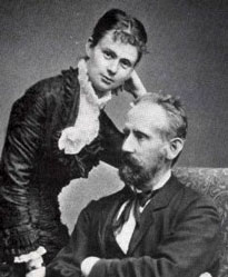 Frederik Louis Wilhelm Hellesen og kone