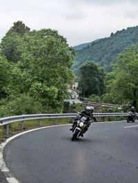 Motorcykel i bjergene