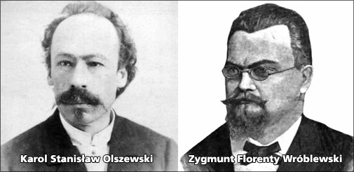 Karol Stanislaw Olszewski og Zygmunt Florenty Wróblewski