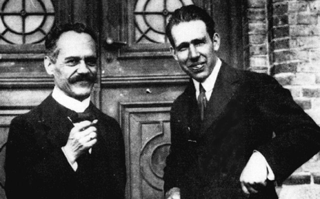 Walther Wilhelm Georg Bothe med Niels Bohr