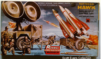 Reklamebillede med raketter