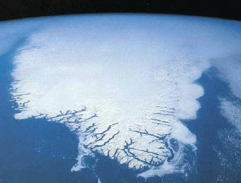 Sydgrønland set fra rummet
