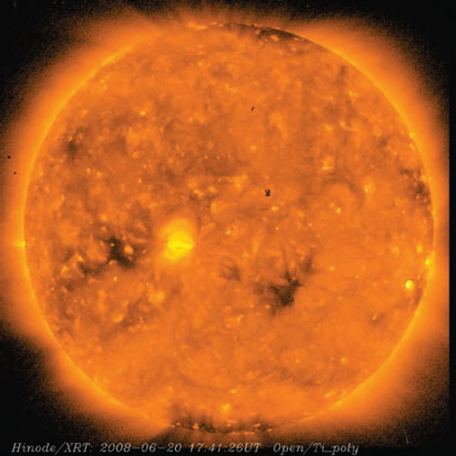 Røntgenbillede af solen