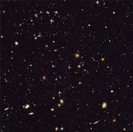 Billede af en masse galakser 
